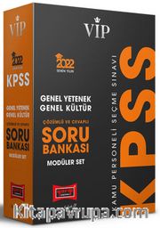 2022 KPSS Genel Yetenek Genel Kültür Vip Çözümlü ve Cevaplı Modüler Soru Bankası Seti (5 Kitap)