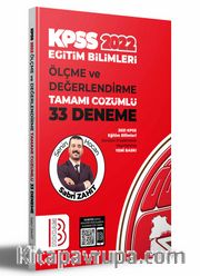 2022 KPSS Eğitim Bilimleri Ölçme ve Değerlendirme Tamamı Çözümlü 33 Deneme 