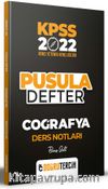 2022 KPSS Coğrafya Pusula Defter Ders Notları 