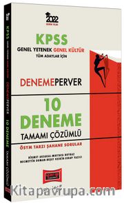 2022 KPSS Genel Yetenek Genel Kültür DenemePerver Tüm Adaylar İçin Tamamı Çözümlü 10 Deneme