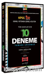 2022 KPSS Genel Yetenek Genel Kültür Tüm Adaylar İçin Son Düzlük Tamamı Çözümlü 10 Deneme