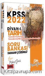 2022 KPSS Lise Ön Lisans Divanı Tarih Tamamı Çözümlü Soru Bankası