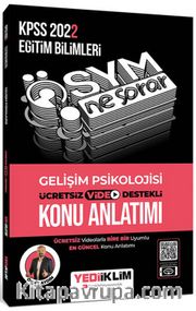 2022 KPSS Eğitim Bilimleri ÖSYM Ne Sorar Gelişim Psikolojisi Video Destekli Konu Anlatımı