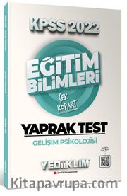 2022 KPSS Eğitim Bilimleri Gelişim Psikolojisi Çek Kopart Yaprak Test