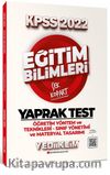 2022 KPSS Eğitim Bilimleri Öğretim Yöntem ve Teknikleri Sınıf Yönetimi Materyal Tasarımı Çek Kopart Yaprak