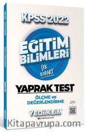 2022 KPSS Eğitim Bilimleri Ölçme ve Değerlendirme Çek Kopart Yaprak Test