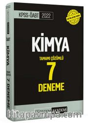2022 KPSS ÖABT Kimya Tamamı Çözümlü 7 Deneme