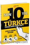 Son On Yıl Çıkmış Türkçe Sınav Soruları