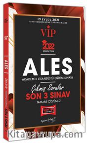 2022 ALES VİP Tamamı Çözümlü Son 3 Sınav Çıkmış Sorular