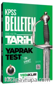 KPSS Genel Kültür Belleten Tarih Çek Kopart Yaprak Test