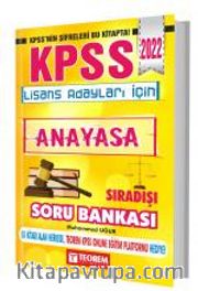 2022 KPSS Lisans Sıradışı Anayasa Soru Bankası