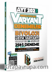 2022 AYT Biyoloji Tamamı Video Çözümlü 25+3 Deneme Sınavı