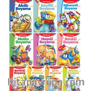 Çocuklar İçin Eğlenceli Boyama Kitabi Serisi (10 Kitap)