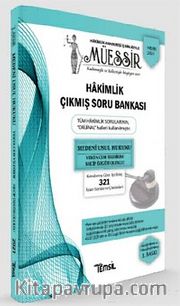 Müessir  Adli-İdari Hakimlik Çıkmış Soru Bankası ve Çözümleri  Medeni Usul Hukuku