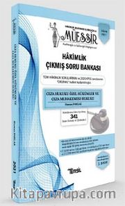 Müessir  Adli-İdari Hakimlik Çıkmış Soru Bankası ve Çözümleri  Ceza Hukuku Özel Hükümler ve Ceza Muhakemesi Hukuku