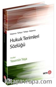 Hukuk Terimleri Sözlüğü (İtalyanca-Türkçe/Türkçe-İtalyanca)