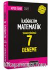 2022 KPSS ÖABT İlköğretim Matematik 7 Deneme