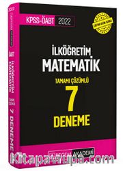2022 KPSS ÖABT İlköğretim Matematik 7 Deneme