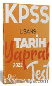 2022 KPSS Lisans Genel Kültür Tarih Yaprak Test