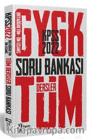 2022 KPSS Ortaöğretim Ön Lisans Tüm Dersler Tek Kitap Soru Bankası Dijital Çözümlü 