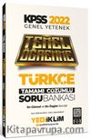 2022 KPSS Genel Yetenek Türkçe Temel Öğrenme Tamamı Çözümlü Soru Bankası
