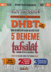 2022 DHBT Tafsilat Tamamı (Detaylı) Çözümlü 5 Deneme