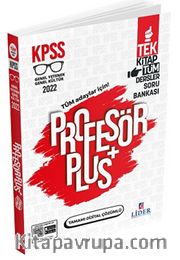 2022 KPSS Genel Kültür Genel Yetenek Profesör  Dijital Çözümlü (Qr Kod) Soru Bankası 