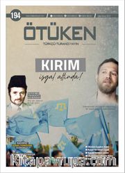 Ötüken Dergisi 194. Sayı Eylül-Ekim 2021