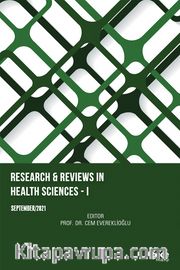 Research <br /> Reviews in Health Sciences I September 2021