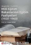 Millî Eğitim Bakanlarının Eğitim Faaliyetleri (1920-1960)