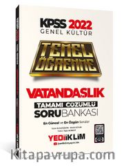 2022 KPSS Genel Kültür Vatandaşlık Temel Öğrenme Tamamı Çözümlü Soru Bankası