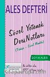 2014 ALES Defteri Sözel Yetenek Ders Notları