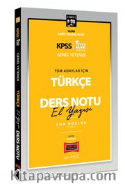 2022 KPSS Lisans Genel Yetenek Tüm Adaylar İçin Son Düzlük 5 Yargıç Serisi Türkçe El Yazısı Ders Notu