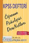 2014 KPSS Defteri Öğrenme Psikolojisi Ders Notları