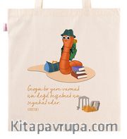Askılı Bez Çanta - Kitapkurdu Serisi - Seyyah