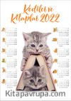 2022 Takvimli Poster - Kediler ve Kitaplar - Kitap Ev
