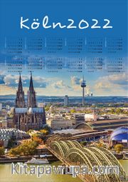2022 Takvimli Poster - Şehirler - Köln