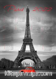 2022 Takvimli Poster - Şehirler - Paris