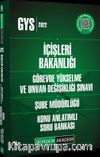 2022 İçişleri Bakanlığı Görevde Yükselme Ve Unvan Değişikliği Sınavı Şube Müdürlüğü Konu Anlatımlı Soru Bankası