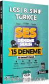 2022 LGS 8.Sınıf Türkçe SES Deneme Serisi 15 Deneme