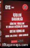 2022 İçişleri Bakanlığı Görevde Yükselme ve Unvan Değişikliği Ortak Konular Konu Anlatımlı Soru Bankası
