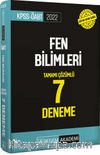 2022 ÖABT Fen Bilimleri Tamamı Çözümlü 7 Deneme