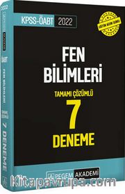 2022 ÖABT Fen Bilimleri Tamamı Çözümlü 7 Deneme