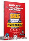 2022 LGS 8.Sınıf T.C. İnkılap Tarihi ve Atatürkçülük SES Deneme Serisi 15 Deneme