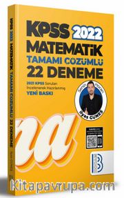 2022 KPSS Matematik Tamamı Çözümlü 22 Deneme