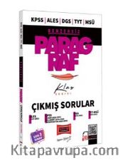 KPSS ALES DGS TYT MSÜ Benzersiz Paragraf Klas Serisi Son 3 Sınav Çıkmış Sorular