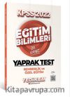 2022 KPSS Eğitim Bilimleri Rehberlik ve Özel Eğitim Çek Kopart Yaprak Test