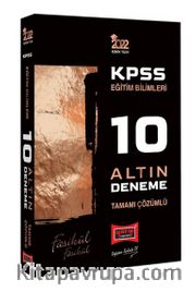 2022 KPSS Eğitim Bilimleri Tamamı Çözümlü Fasikül Fasikül 10 Altın Deneme