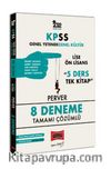 2022 KPSS GY GK Lise Ön Lisans 5 Ders Tek Kitap Perver Tamamı Çözümlü 8 Deneme