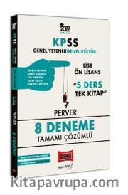 2022 KPSS GY GK Lise Ön Lisans 5 Ders Tek Kitap Perver Tamamı Çözümlü 8 Deneme